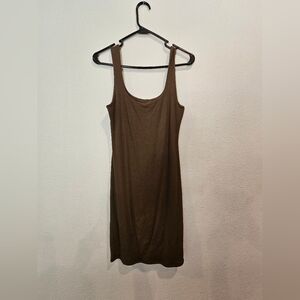 Naked Wardrobe Army Green Mini Dress